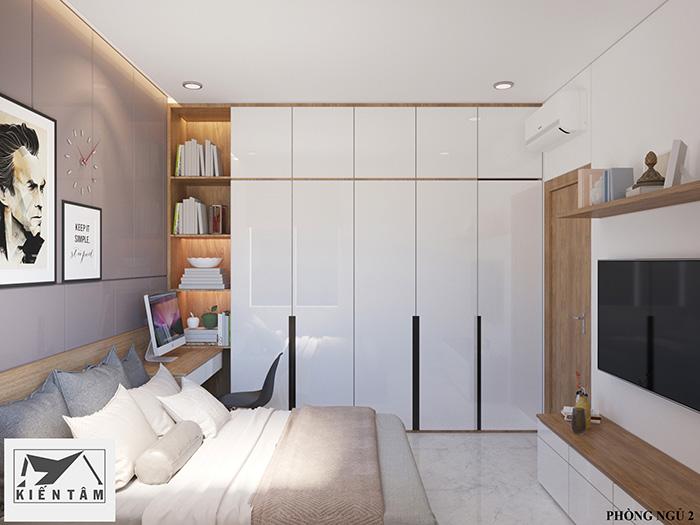 Thiết kế phòng ngủ hiện đại, đơn giản và sang trọng mới nhất năm 2020-KTPN11