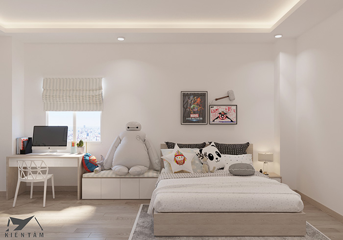 Thiết kế phòng ngủ hiện đại, đơn giản và sang trọng mới nhất năm 2020-KTPN29