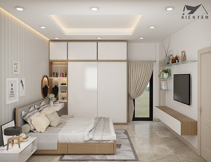 Thiết kế phòng ngủ hiện đại, đơn giản và sang trọng mới nhất năm 2020-KTPN37