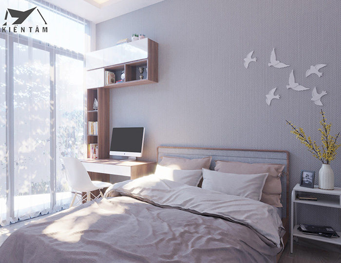 Thiết kế phòng ngủ hiện đại, đơn giản và sang trọng mới nhất năm 2020-KTPN41