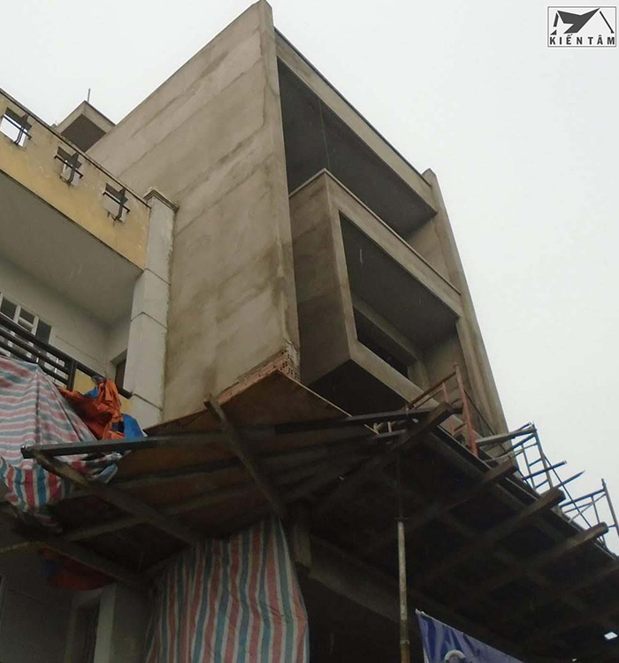 Xây dựng nhà phố 6 tầng có thang máy-NAH22