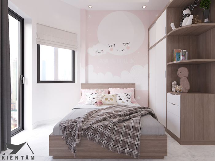 Hình ảnh thiết kế phòng ngủ cho bé